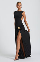 Fioreclo Sairina Maxi Skirt in Black