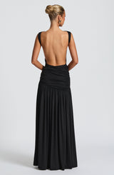Fioreclo Sairina Maxi Skirt in Black
