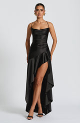 Fioreclo Samara Maxi Dress in Black