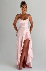 Fioreclo Samara Maxi Dress in Blush