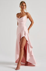 Fioreclo Samara Maxi Dress in Blush