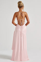 Fioreclo Samara Maxi Dress in Blush