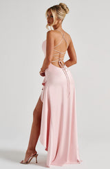Fioreclo Samara Maxi Dress in Blush