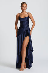 Fioreclo Samara Maxi Dress in Navy