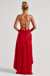 Fioreclo Samara Maxi Dress in Red