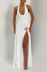 Fioreclo Sarai Maxi Skirt in White