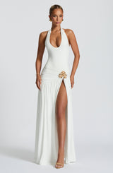 Fioreclo Sarai Maxi Skirt in White