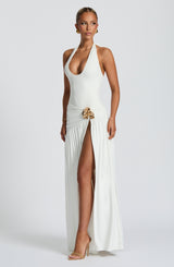 Fioreclo Sarai Maxi Skirt in White