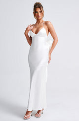 Fioreclo Sarina Maxi Dress in Ivory
