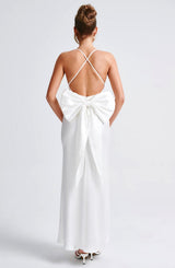 Fioreclo Sarina Maxi Dress in Ivory