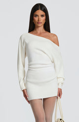 Fioreclo Sawyn Mini Dress in Ivory