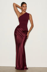 Fioreclo Sedonia Maxi Dress in Cherry Lacquer