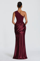 Fioreclo Sedonia Maxi Dress in Cherry Lacquer