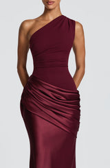 Fioreclo Sedonia Maxi Dress in Cherry Lacquer
