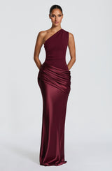 Fioreclo Sedonia Maxi Dress in Cherry Lacquer