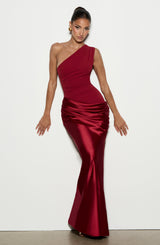 Fioreclo Sedonia Maxi Dress in Deep Red