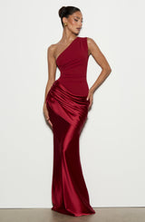 Fioreclo Sedonia Maxi Dress in Deep Red
