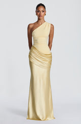 Fioreclo Sedonia Maxi Dress in Lemon