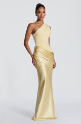 Fioreclo Sedonia Maxi Dress in Lemon