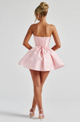 Fioreclo Selene Mini Dress in Blush