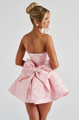 Fioreclo Selene Mini Dress in Blush