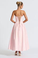 Fioreclo Selma Midi Dress in Blush