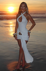 Fioreclo Senna Mini Skirt in White