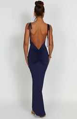 Fioreclo Sonya Maxi Dress in Navy