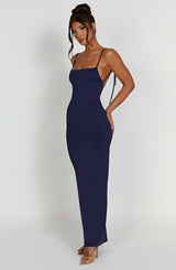 Fioreclo Sonya Maxi Dress in Navy