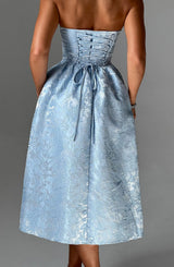 Fioreclo Sorcha Midi Dress in Blue