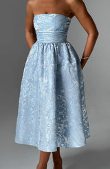 Fioreclo Sorcha Midi Dress in Blue