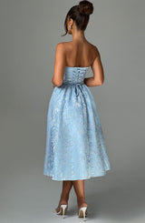 Fioreclo Sorcha Midi Dress in Blue