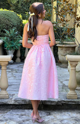 Fioreclo Sorcha Midi Dress in Blush