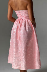 Fioreclo Sorcha Midi Dress in Blush