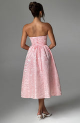Fioreclo Sorcha Midi Dress in Blush