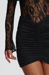 Fioreclo Sylvie Mini Dress in Black