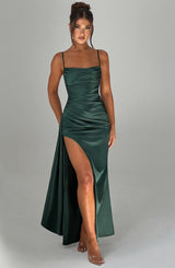 Fioreclo Wynne Maxi Dress in Emerald