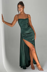 Fioreclo Wynne Maxi Dress in Emerald