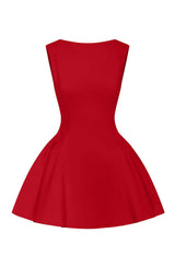 Fioreclo Yalena Mini Dress in Red