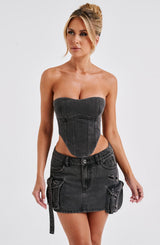 Fioreclo Yasira Corset in Black