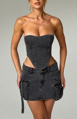 Fioreclo Yasira Corset in Black