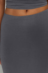 Fioreclo Yazlin Maxi Skirt in Charcoal