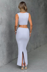 Fioreclo Yazlin Maxi Skirt in White