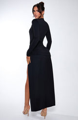 Fioreclo Ysabelle Maxi Dress in Black
