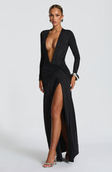 Fioreclo Ysabelle Maxi Dress in Black