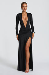 Fioreclo Ysabelle Maxi Dress in Black