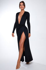 Fioreclo Ysabelle Maxi Dress in Black