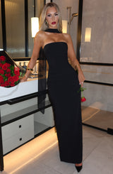 Fioreclo Yuliana Maxi Dress in Black