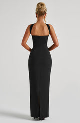 Fioreclo Yuliana Maxi Dress in Black