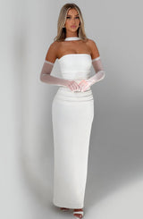 Fioreclo Yuliana Maxi Dress in Ivory